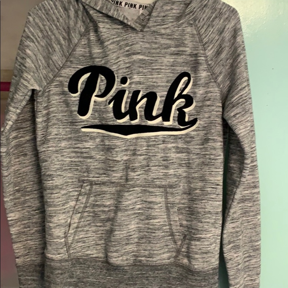Victoria Secret Pink Grey Hoodie
